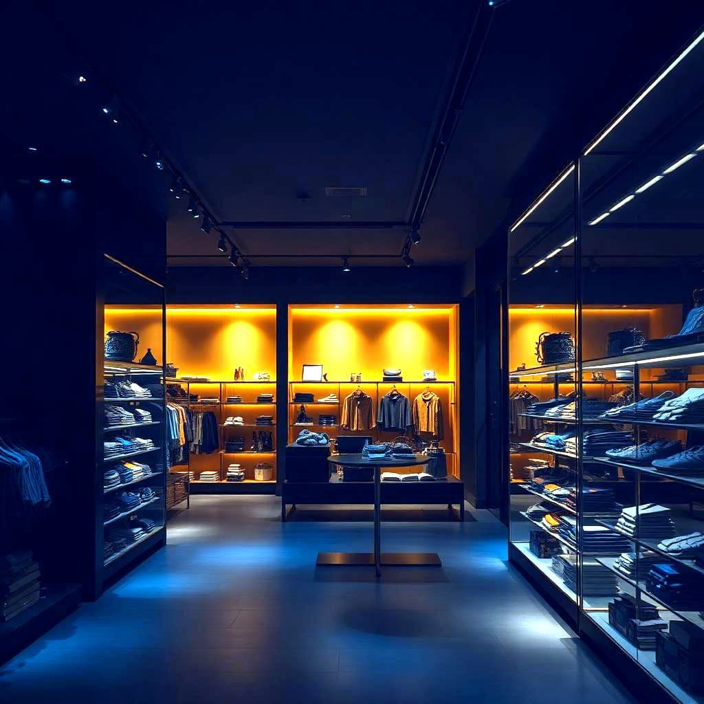 Retail professionals at work
